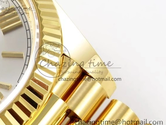 Day on 228238 ARF VR3255 Silver President Bracelet 40 YG Dial Edition Date 1:1 Best Roman 0406